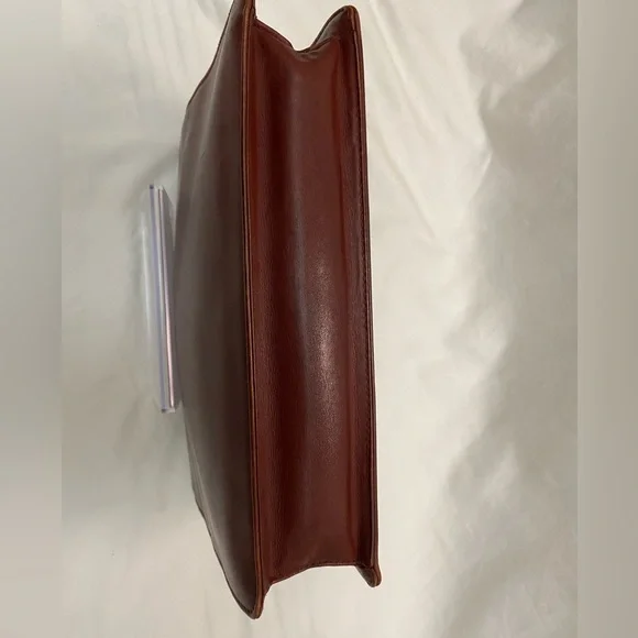 Cartier Bordeaux Leather Must de Cartier A5 Document Case Clutch Bag. - Picture 9 of 14